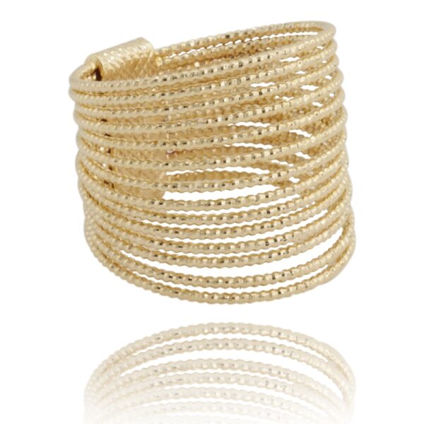 Bague Pam en plaqué or chez Dolita-bijoux