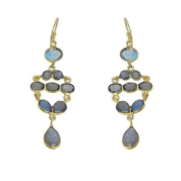 Boucles d'oreilles Luisa labradorite