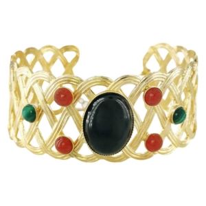 Idée de cadeau bijoux femme le bracelet manchette du créateur Fabien Ajzenberg chez Dolita Bijoux