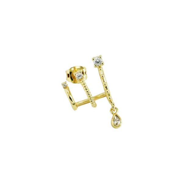 boucle d'oreille imitation piercing