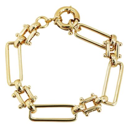 bracelet plaqué or tendance bijoux femme