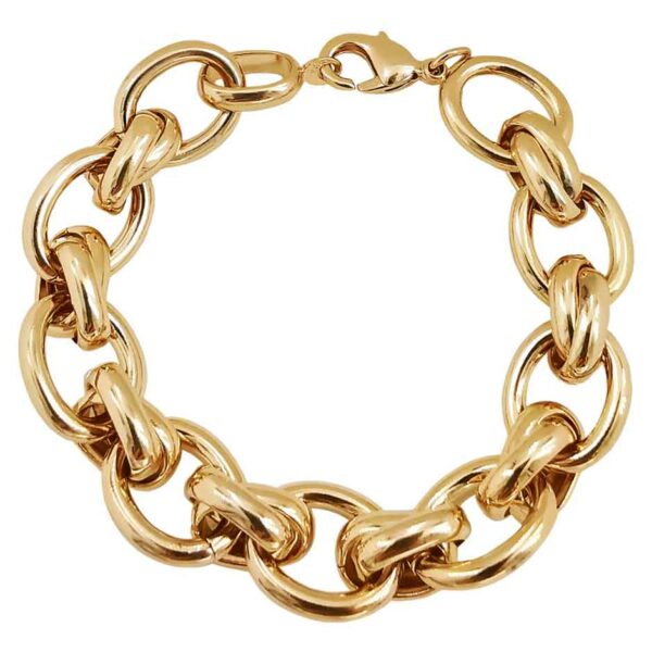 bracelet femme chaine grosse maille