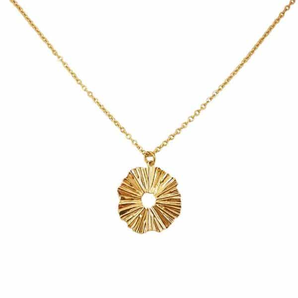 collier femme tendance grigri doré