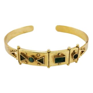bracelet laiton pierres LA2L bijoux