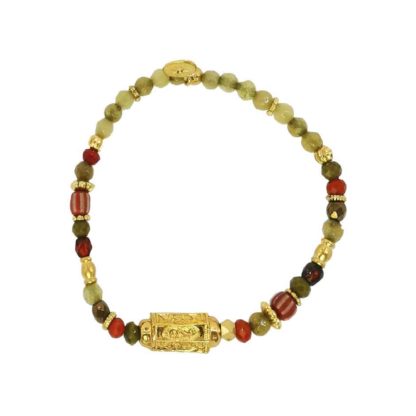 bracelet femme doré tendance pierres naturelles