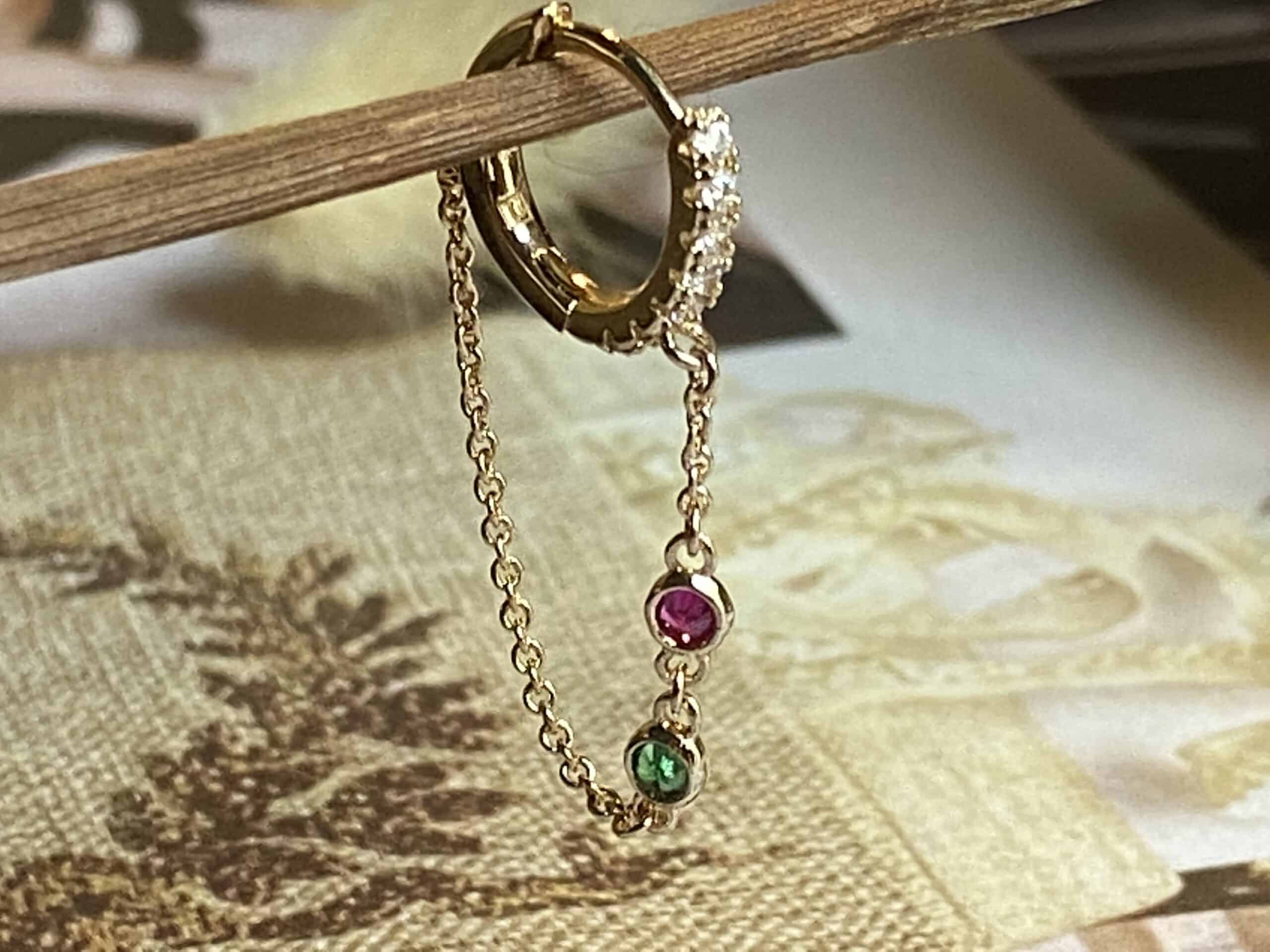 Boucle d'oreille Aïna