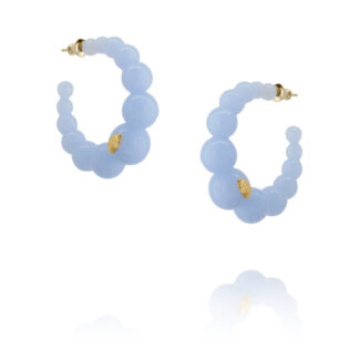Boucles d'oreilles femme Andy bleu par Gas bijoux chez Dolita-bijoux
