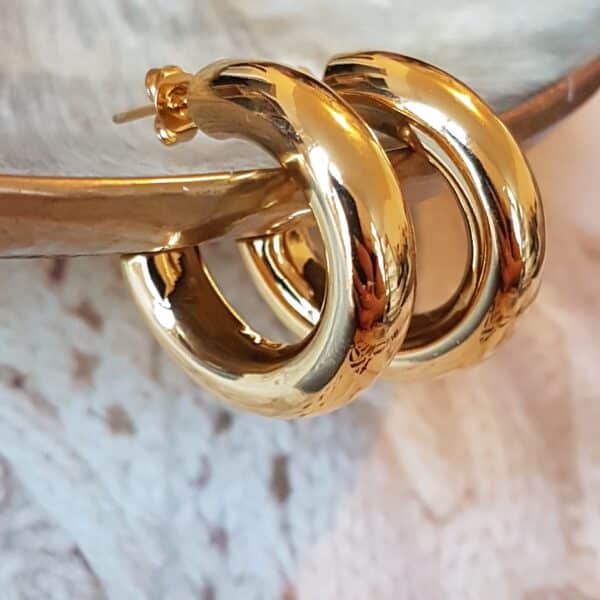 Boucles d'oreilles Chunky Hoops