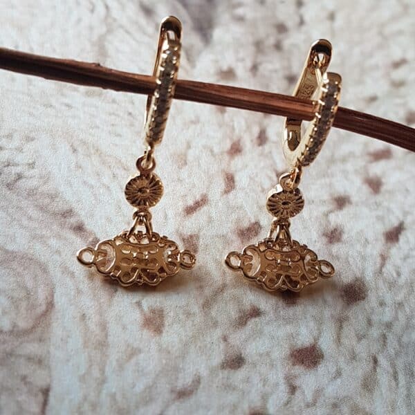 Boucles d'oreilles Ophélie courtes