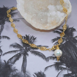 collier Irina pendentif perle eau douce