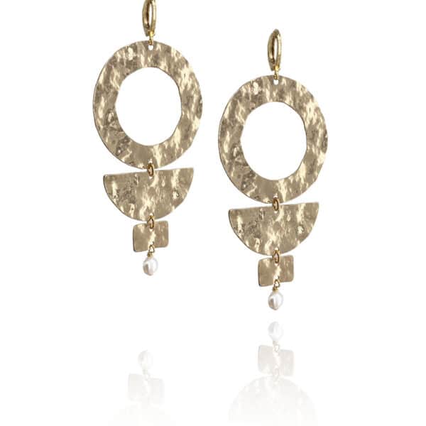 boucles d'oreilles Cassia maison soleil