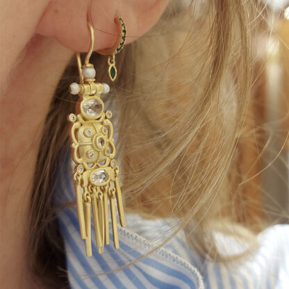Boucles d'oreilles Emily par Dorothée Sausset chez Dolita-bijoux