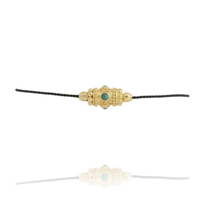 Bracelet Anja noir par Dorothée Sausset chez Dolita-bijoux