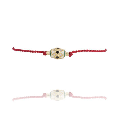 Bracelet Hafsa rouge par Dorothée Sausset chez Dolita-bijoux
