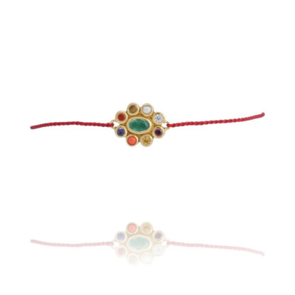 Bracelet Katrina rouge par Dorothée Sausset chez Dolita-bijoux