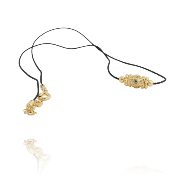 Collier ras du cou Anja pyrite par Dorothée Sausset chez Dolita-bijoux