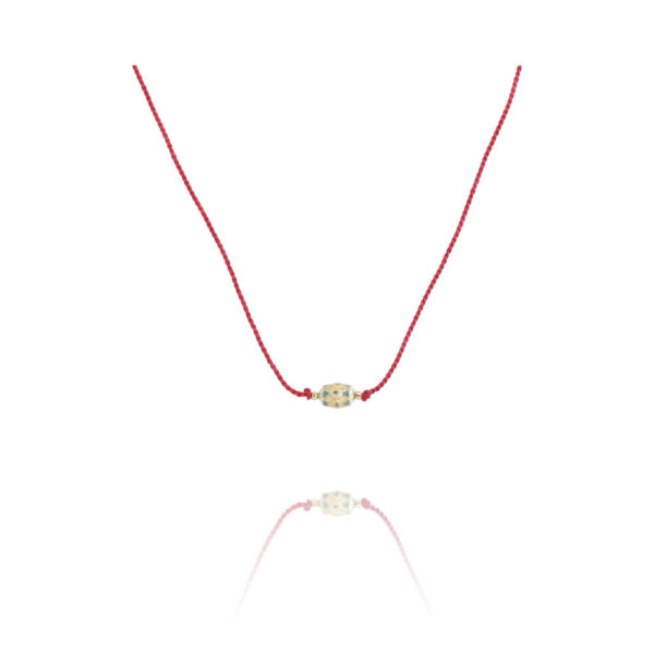 collier Hafsa topaze par Dorothée Sausset chez Dolita-bijoux