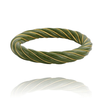 Bracelet femme jonc Donia XL couleur vert par LA2Lchez Dolita-bijoux