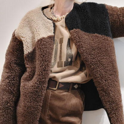Manteau femme Vidocq marron par león & Harper chezDolita-bijoux