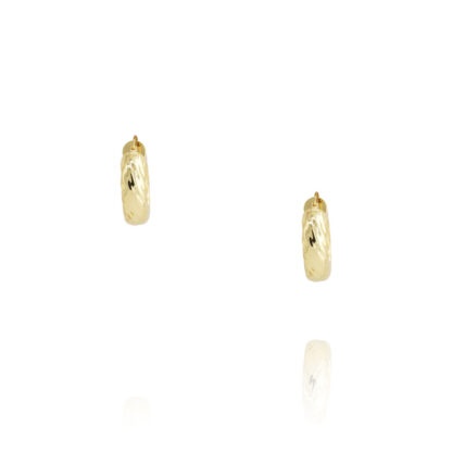 Boucles d'oreilles créoles Gaya par Caroline Najman chez Dolita-bijoux