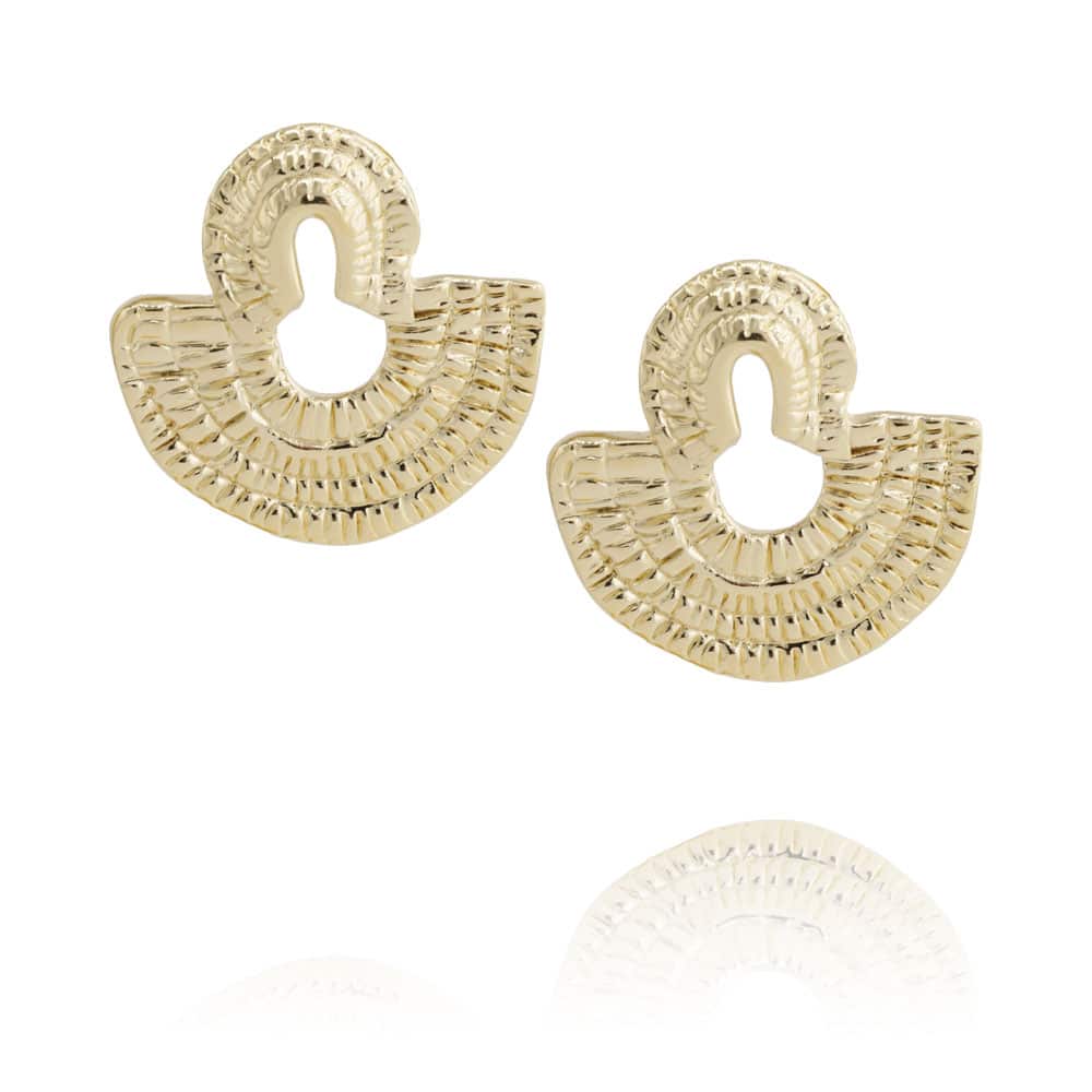 boucles d'oreilles Olympe en plaqué or par chic Alors chez Dolita-bijoux
