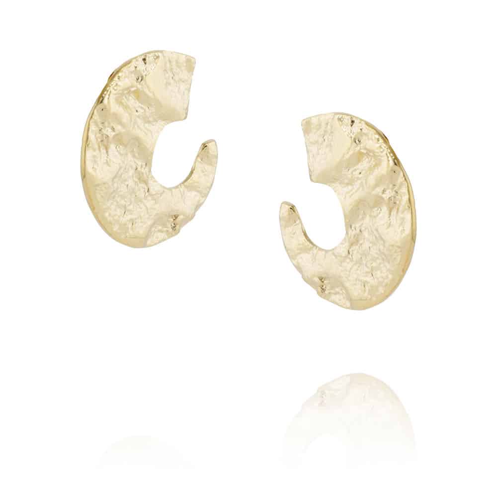 boucles d'oreilles Lunar en plaqué or par chic Alors chez Dolita-bijoux