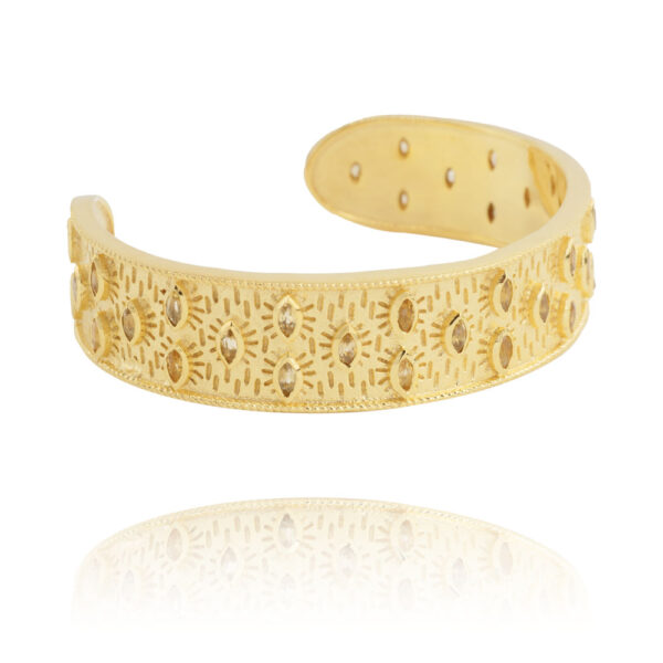 bracelet delia en Citrine par Diaperis chez Dolita-bijoux