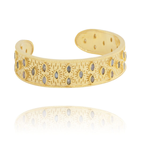 bracelet delia en Labradorite par Diaperis chez Dolita-bijoux