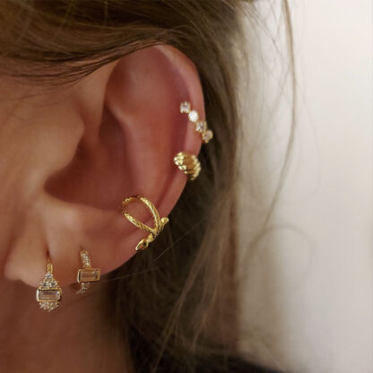 Boucles d'oreilles en plaqué or chez Dolita-bijoux