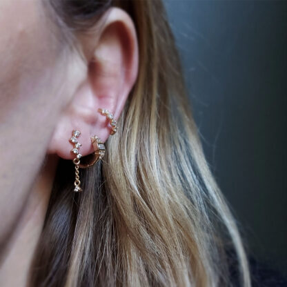 Boucles d'oreilles en plaqué or chez Dolita-bijoux