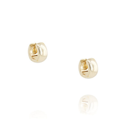 Boucles d'oreilles créoles dorées alika par Taly chez Dolita-bijoux