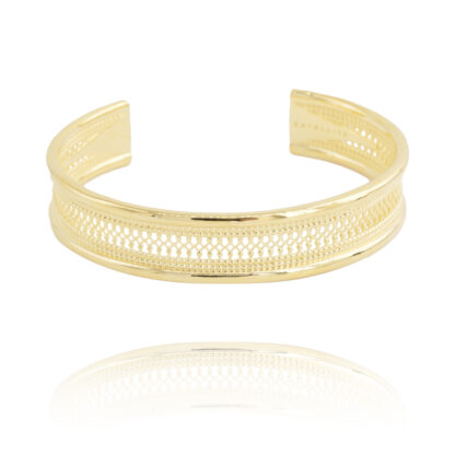 bracelet jonc doré Noor par Satellite chez Dolita-bijoux