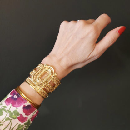 bracelet jonc manchette par Satellite chez Dolita-bijoux