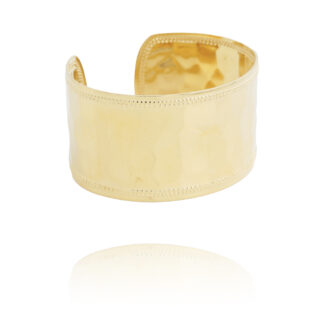 bracelet manchette doré Inaya par Jorgina chez Dolita-bijoux