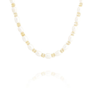 collier femme perles pierres naturelles tendance bijoux par au fil de l'ô chez Dolita-bijoux
