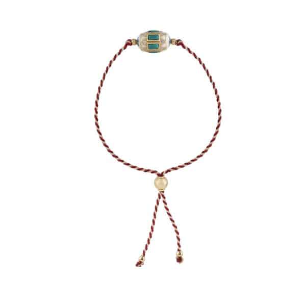 Bracelet Varadero fil bicolor par Dorothée Sausset chez Dolita-bijoux