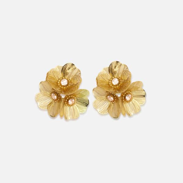 Boucles d’oreilles Fleur Dentelle – Petit modèle