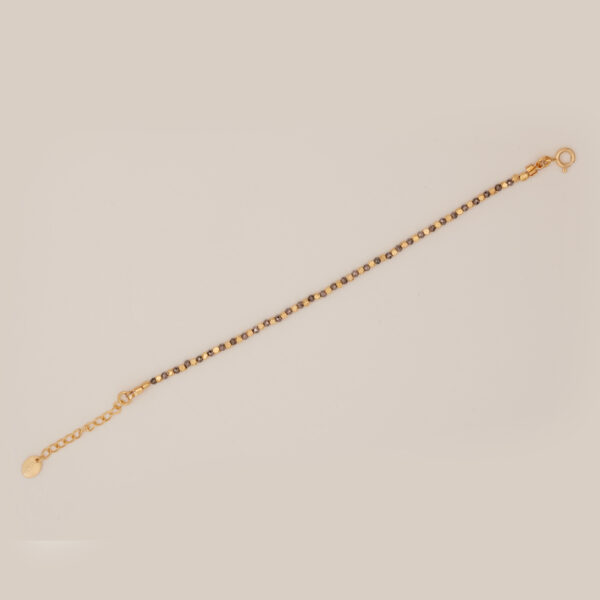 Bracelet Jaipur Pyrite Noire