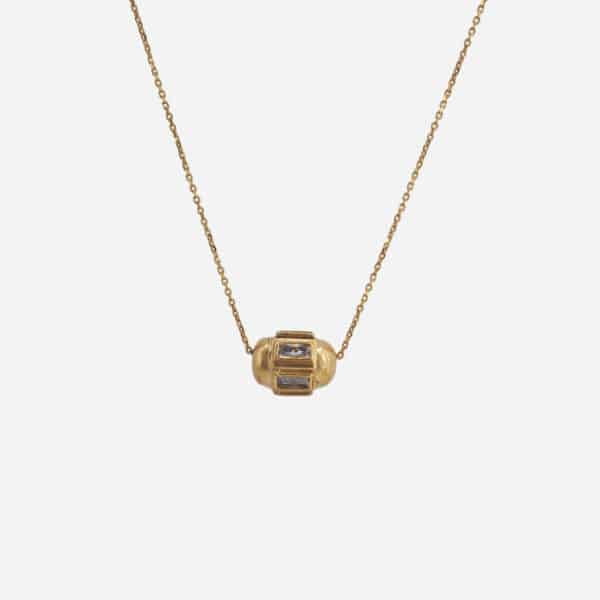 Collier talisman doré femme Taly Hanka Ïn