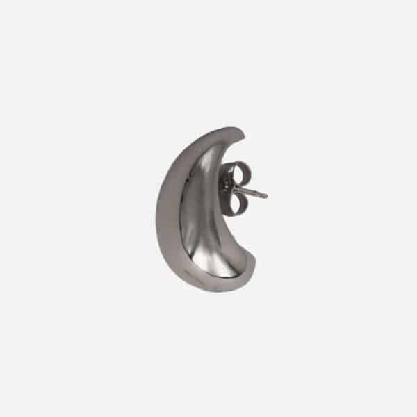 Profil de la boucle d'oreille Bulb Small en placage rhodium Billion Avenue