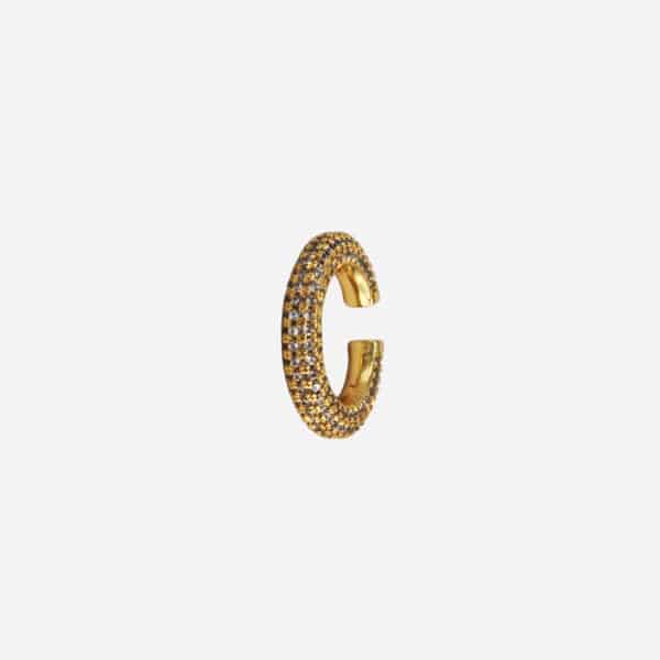 Earcuff Kos Diamond doré à l'or fin 14 carats Billion Avenue
