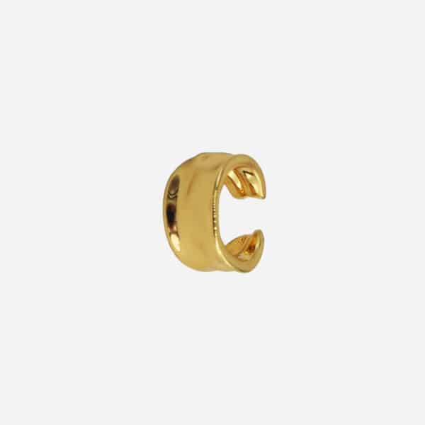 Earcuff doré texturé Molten Ara Small Billion Avenue